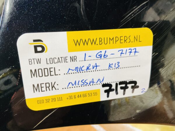 BUMPER Nissan Micra K13  VOORBUMPER 1-G6-7177z