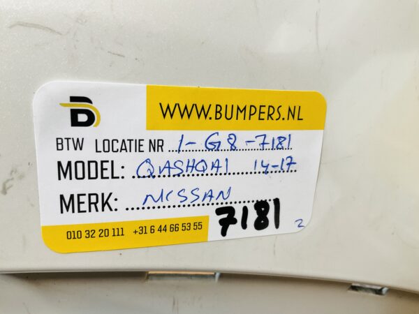 BUMPER Nissan Qashqai 2014-2017 VOORBUMPER 1-G8-7181z