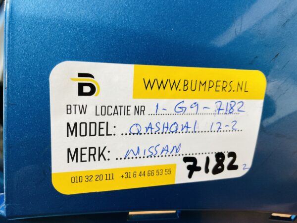 BUMPER Nissan Qashqai 2017-2021 VOORBUMPER 1-G9-7182z