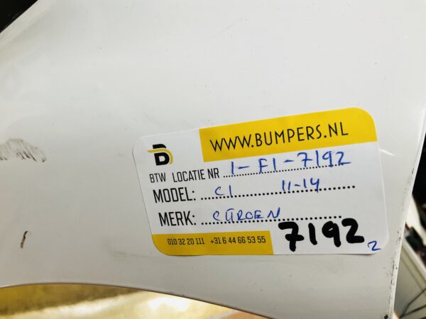 BUMPER Citroen C1 2011-2014 VOORBUMPER 1-F1-7192z