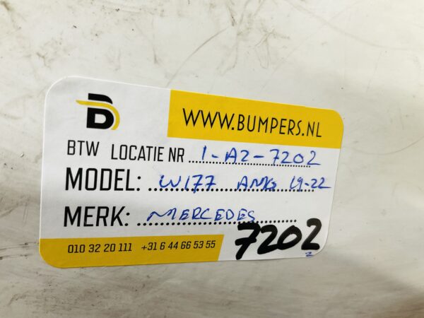 BUMPER Mercedes A Klasse W177 AMG 2019-2023 VOORBUMPER 1-A2-7202z