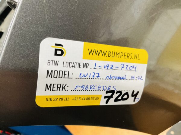 BUMPER Mercedes A Klasse W177 AMG 2019-2023 VOORBUMPER 1-A2-7204z