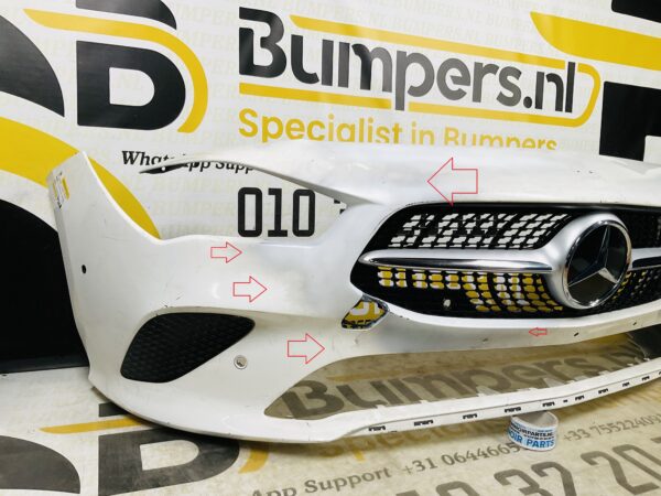 BUMPER Mercedes CLA Klasse W118 Normaal 2019-2022 VOORBUMPER 1-A10-7208z