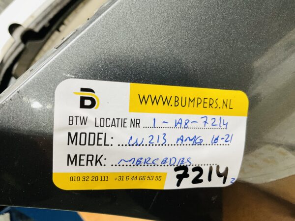 BUMPER Mercedes E Klasse W213 AMG 2016-2021 VOORBUMPER 1-A8-7214z