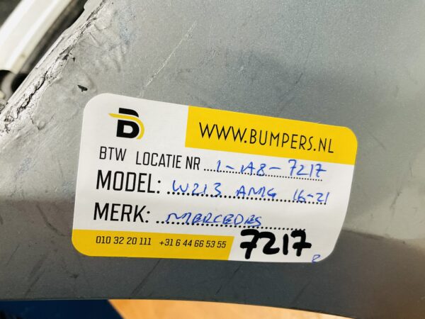 BUMPER Mercedes E Klasse W213 AMG 2016-2021 VOORBUMPER 1-A8-7217z