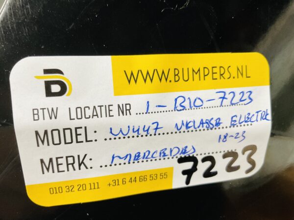 BUMPER Mercedes V Klasse W447 Elektrisch 2018-2023 VOORBUMPER 1-B10-7223z