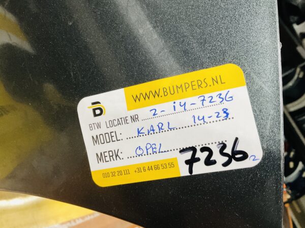 BUMPER Opel Karl 2014-2023 VOORBUMPER 2-i4-7236z