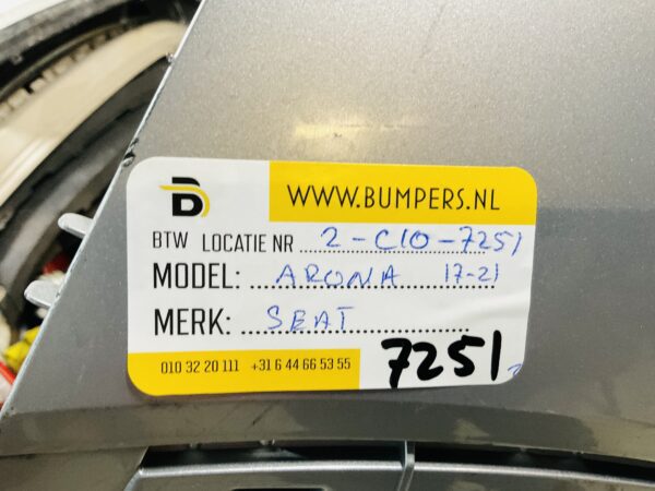 BUMPER Seat Arona  2017-2021 VOORBUMPER 2-C10-7251z