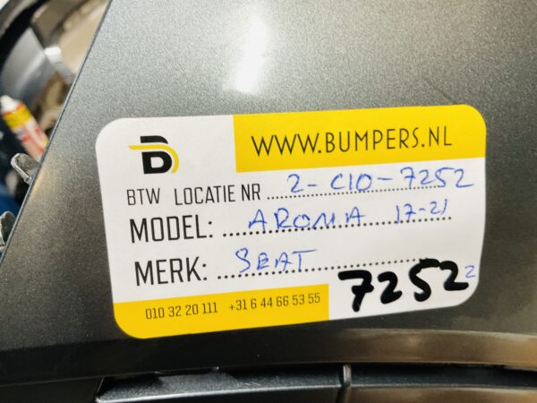 BUMPER Seat Arona  2017-2021 VOORBUMPER 2-C10-7252z