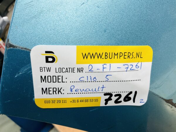 BUMPER Renault Clio 5  2019-2023 VOORBUMPER 2-F1-7261z