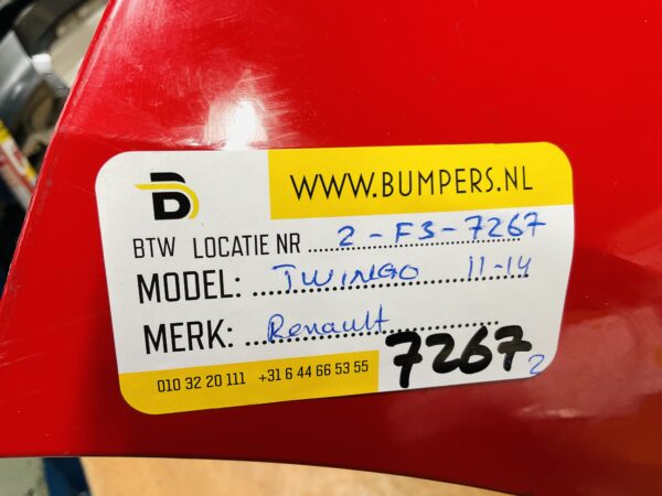 BUMPER Renault Twingo  2011-2014 VOORBUMPER 2-F3-7267z