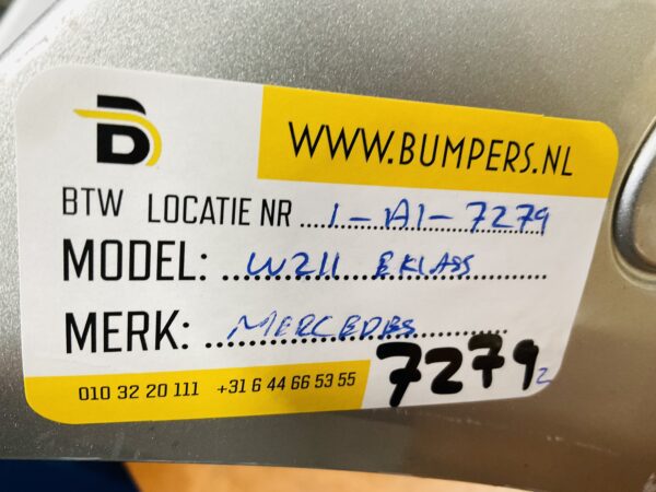 BUMPER Mercedes E Klasse W211  VOORBUMPER 1-A1-7279z