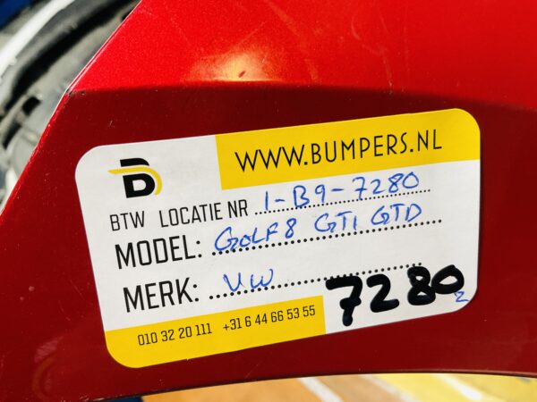 BUMPER Volkswagen Golf 8 GTI GTD  2019-2023 VOORBUMPER 1-B9-7280z