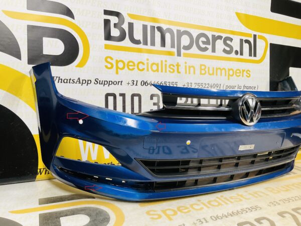 BUMPER Volkswagen Polo 2G  2017-2021 VOORBUMPER 1-C3-7283z