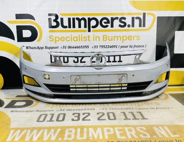 BUMPER Volkswagen Polo 2G 2017-2021 VOORBUMPER 1-C3-7286z