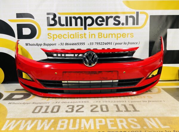 BUMPER Volkswagen Polo 2G 2017-2021 VOORBUMPER 1-C3-7293z