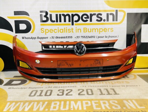 BUMPER Volkswagen Polo 2G 2017-2021 VOORBUMPER 1-C3-7295z