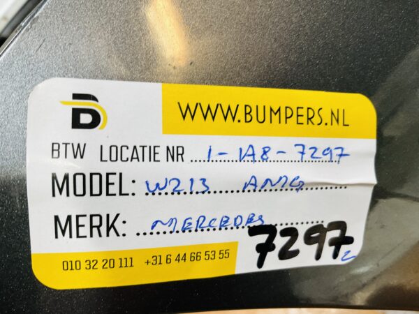 BUMPER Mercedes E Klasse W213 AMG  2016-2021 VOORBUMPER 1-A8-7297z