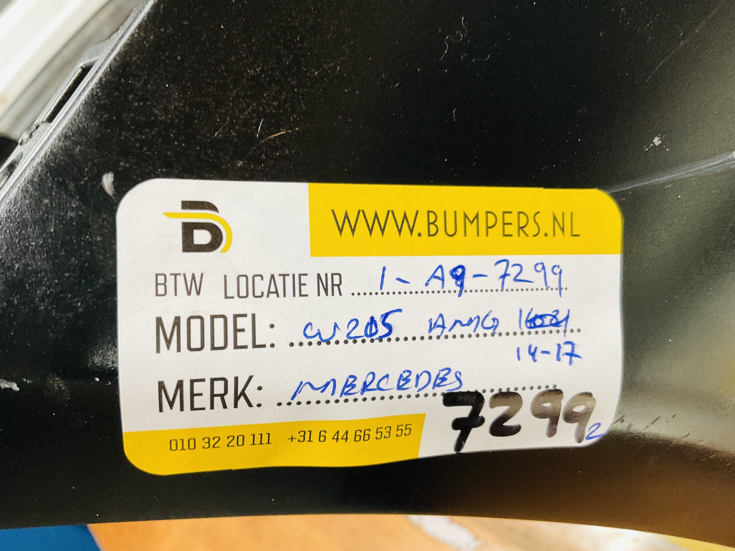 BUMPER Mercedes C Klasse W205 AMG 2014-2017 VOORBUMPER 1-A9-7299z