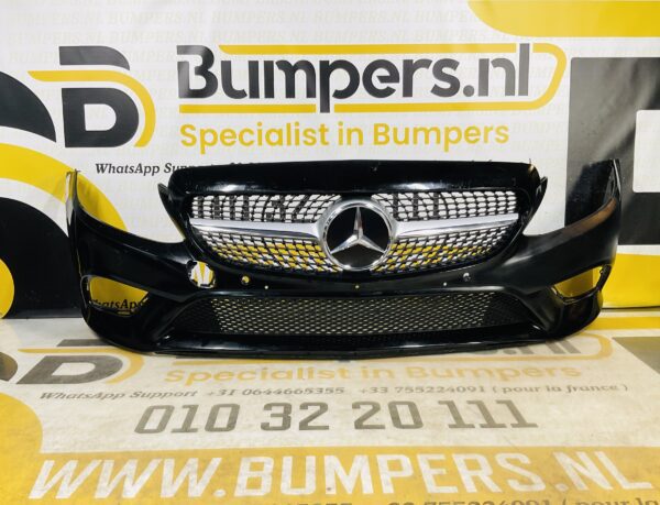 BUMPER Mercedes C Klasse W205 Facelift Normaal  2017-2021 VOORBUMPER 1-A4-7317z