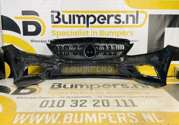 BUMPER Mercedes C Klasse W205 Facelift Normaal  2017-2021 VOORBUMPER 1-A4-7317z