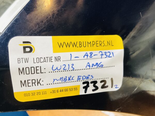 BUMPER Mercedes E Klasse W213 AMG  2016-2021 VOORBUMPER 1-A8-7321z