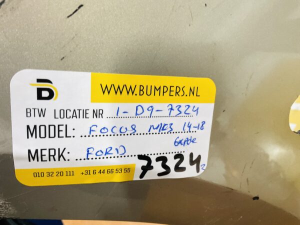 BUMPER Ford Focus MK3 Facelift 6xpdc 2014-2018 VOORBUMPER 1-D9-7324z