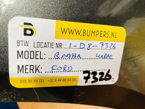 BUMPER Ford  B-Max Bmax 4xpdc VOORBUMPER 1-D8-7326z