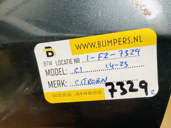 BUMPER Citroen C1  2014-2023 VOORBUMPER 1-F2-7329z