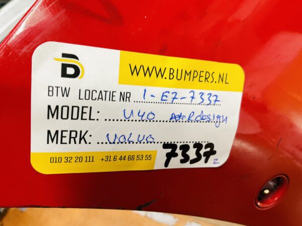 BUMPER Volvo V40 Rdesign R-Design pdc kls VOORBUMPER 1-E7-7337z