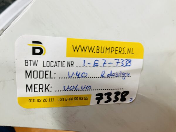 BUMPER Volvo V40 Rdesign R-Design KLS VOORBUMPER 1-E7-7338z