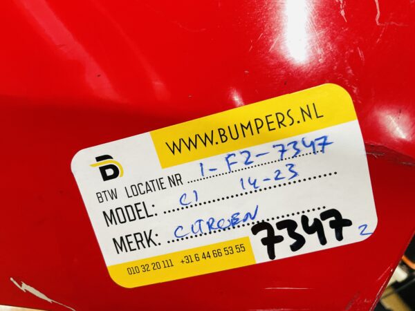 BUMPER Citroen C1  2014-2023 VOORBUMPER 1-F2-7347z