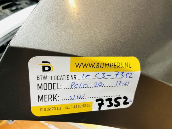 BUMPER Volkswagen Polo 2G 2017-2021 VOORBUMPER 1-C3-7352z