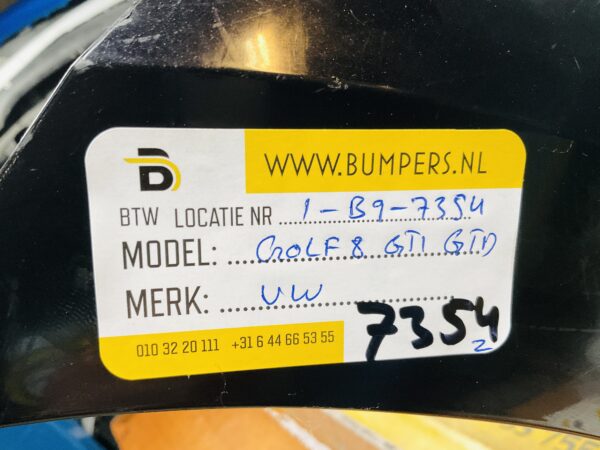 BUMPER Volkswagen Golf 8 GTI GTD 2019-2023 VOORBUMPER 1-B9-7354z
