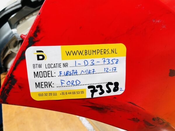BUMPER Ford Fiesta MK7  2012-2017 VOORBUMPER 1-D3-7358z
