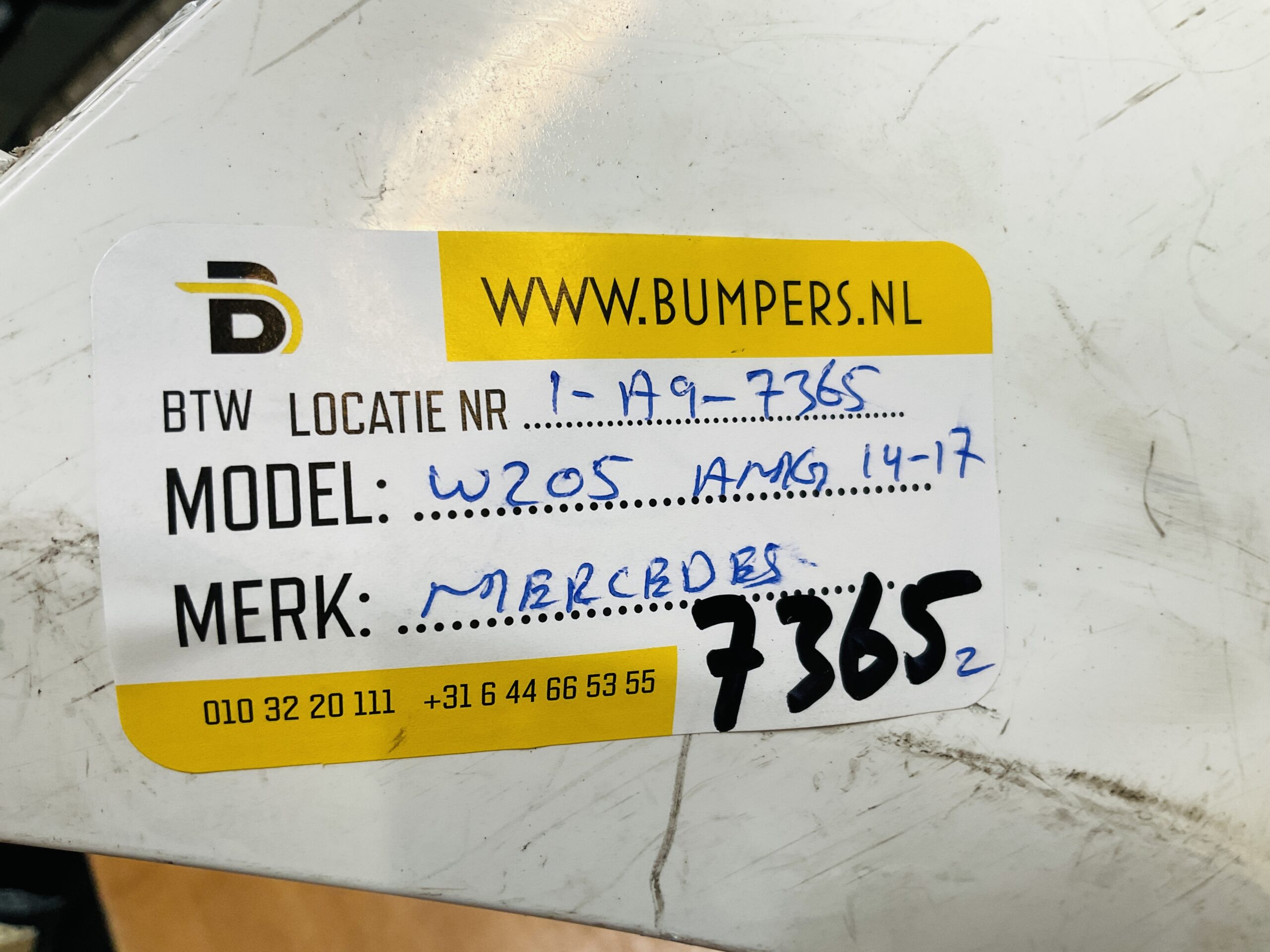 BUMPER Mercedes C Klasse W205 AMG 2014-2017 VOORBUMPER 1-A9-7365z