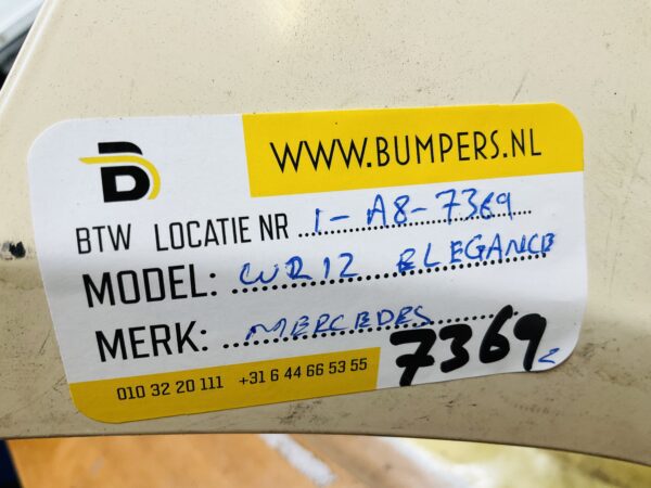 BUMPER Mercedes E Klasse W212 Elegance VOORBUMPER 1-A8-7369z