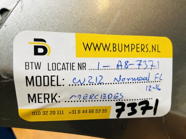BUMPER Mercedes E Klasse W212 Normaal  VOORBUMPER 1-A8-7371z