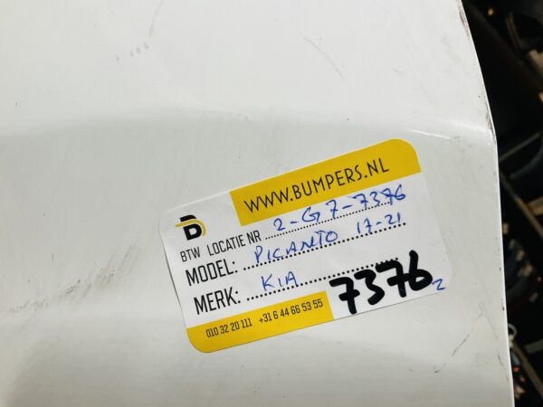 BUMPER Kia Picanto 2017-2021 VOORBUMPER 2-G7-7376z