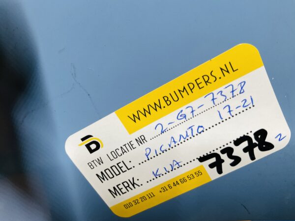 BUMPER Kia Picanto 2017-2021 VOORBUMPER 2-G7-7378z