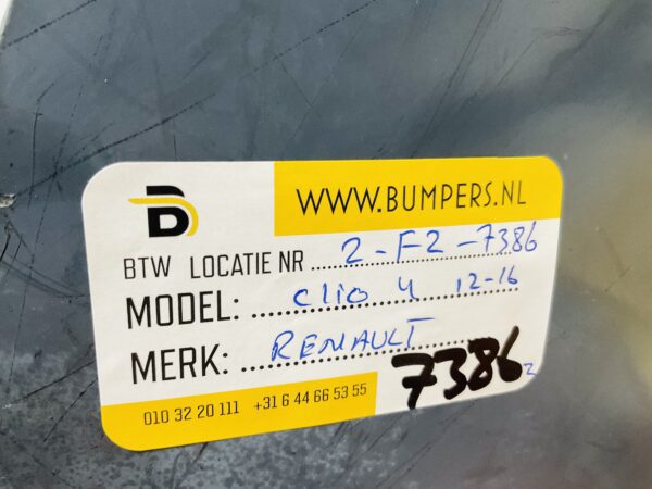 BUMPER Renault clio 4  2012-2016 VOORBUMPER 2-F2-7386z