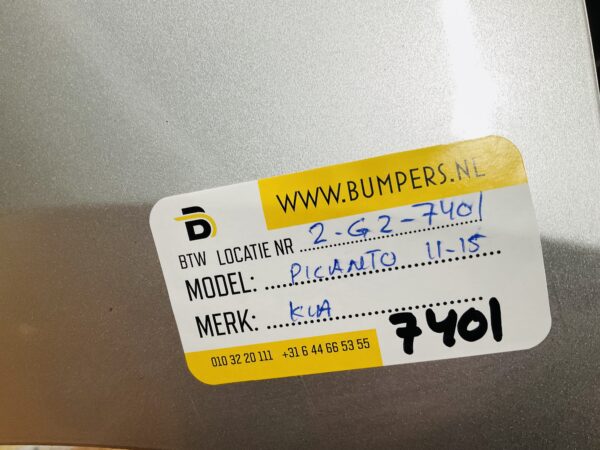 BUMPER Kia Picanto 2011-2015 VOORBUMPER 2-G2-7401z