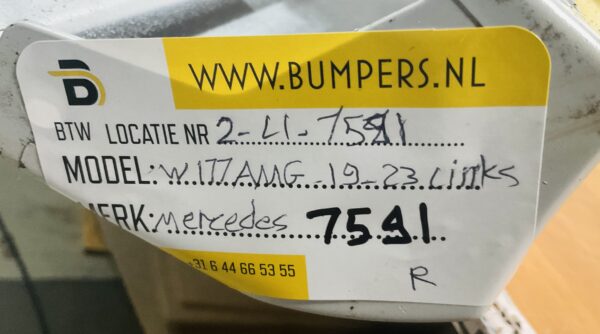 Zijskirts Mercedes A Klasse W177 Amg 2019-2023 Links Skirt Dorpel 2-L1-7591R