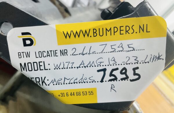 Zijskirts Mercedes A Klasse W177 Amg A45 2019-2023 Links Skirt Dorpel 2-L1-7595R