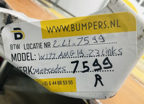 Zijskirts Mercedes A Klasse W177 Amg 2019-2023 Links Skirt Dorpel 2-L1-7599R