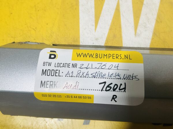 Zijskirts Audi A1 8XA Sline 2016-2019 Links Skirt Dorpel 2-L1-7604R