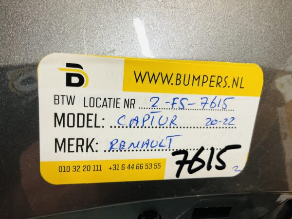Bumper Renault Captur 2020-2022 Voorbumper 2-F5-7615z