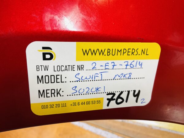Bumper Suzuki Swift Mk8 2017-2021 Voorbumper 2-E7-7614z