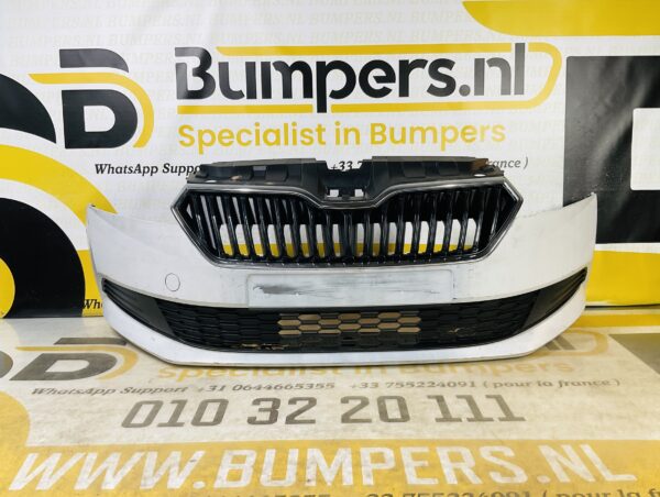Bumper Skoda Fabia 3 Facelift 2018-2020 Voorbumper 2-H7-7626z