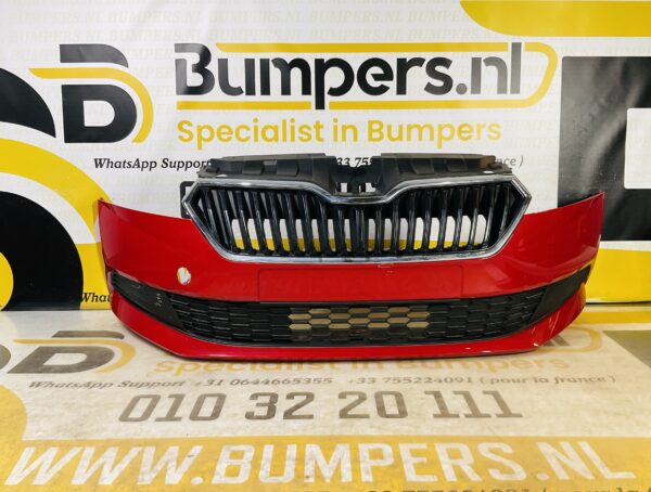 Bumper Skoda Fabia 3 Facelift 2018-2020 Voorbumper 2-H7-7629z